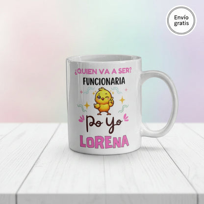 Taza personalizada con nombre divertida