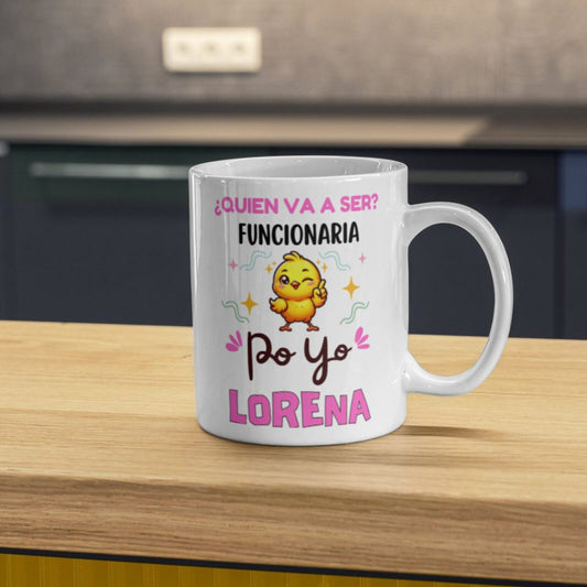 Taza personalizada con nombre divertida