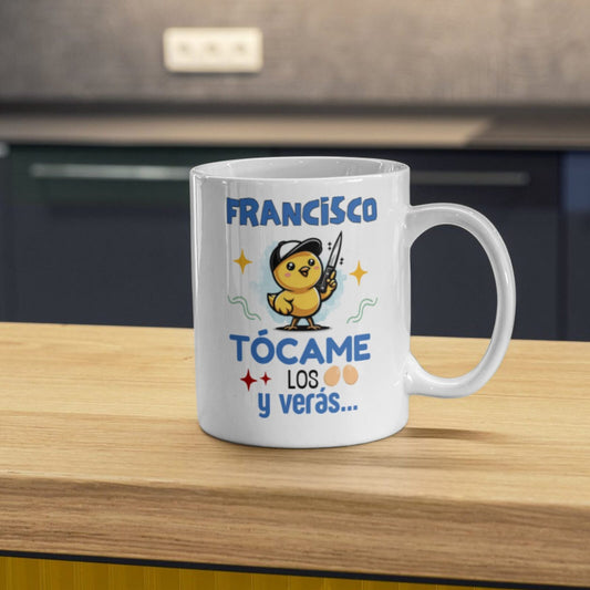 Taza personalizada con nombre divertida