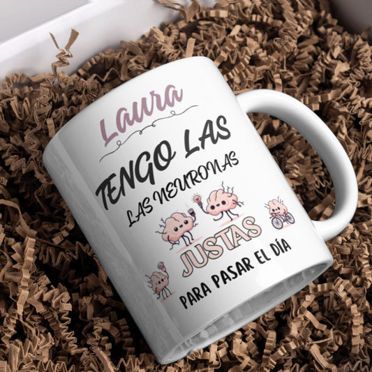 Taza personalizada con nombre divertida