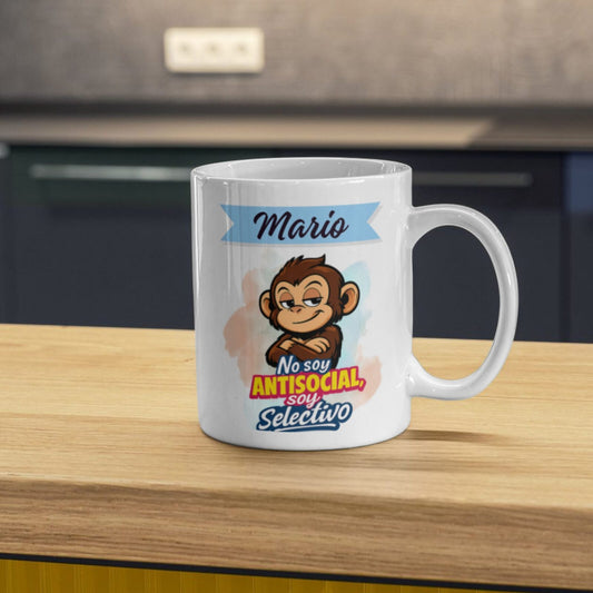 Taza personalizada con nombre divertida