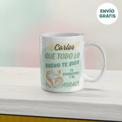 Taza personalizada con nombre divertida