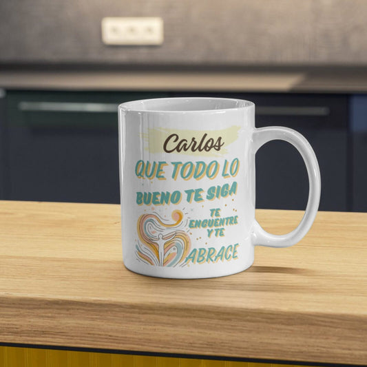 Taza personalizada con nombre divertida