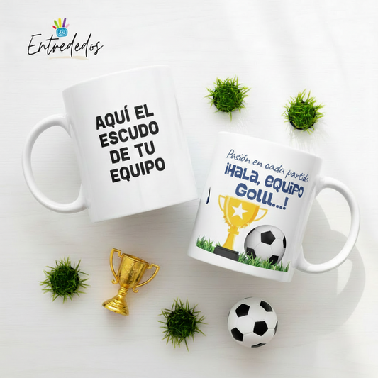 Tazas Personalizadas con el escudo de tu equipo de futbol