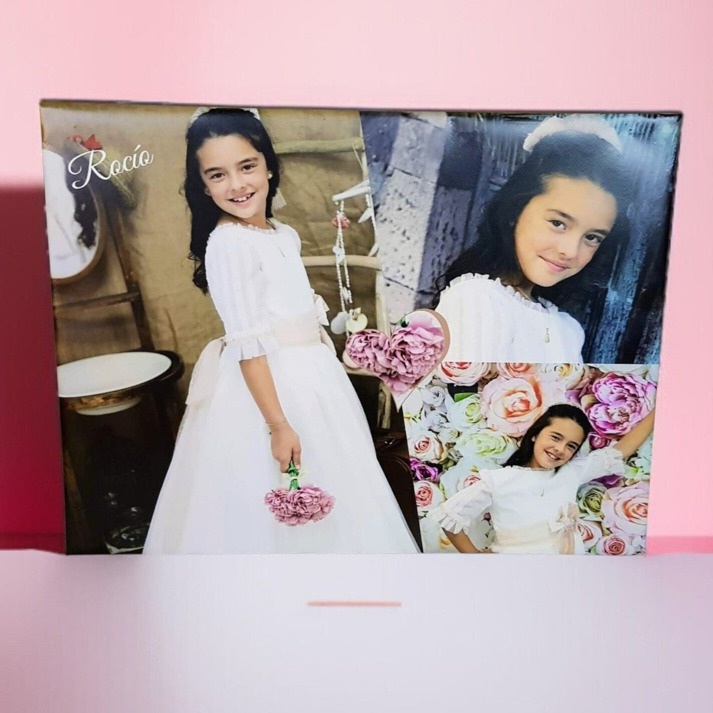 Lienzo A3 con foto de comunión