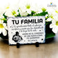 oto piedra personalizada con imagen y texto grabado en pizarra