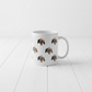 Taza con retrato personalizado de perro o gato