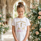 Camiseta Infantil Manga Corta Personalizada – Comunión Niña