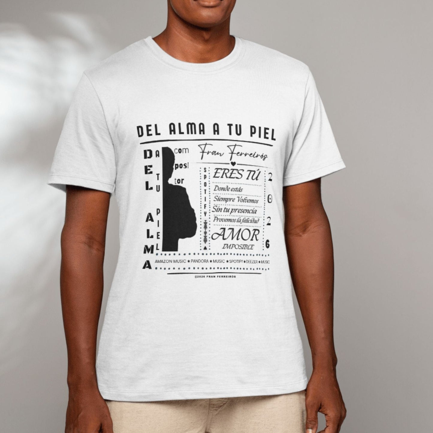 Camiseta Fran Ferreirós – Del Alma a tu Piel