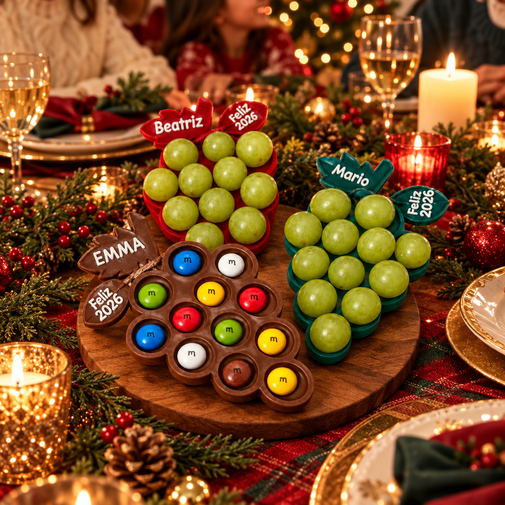 Bandeja de las Uvas Personalizada para fin de año