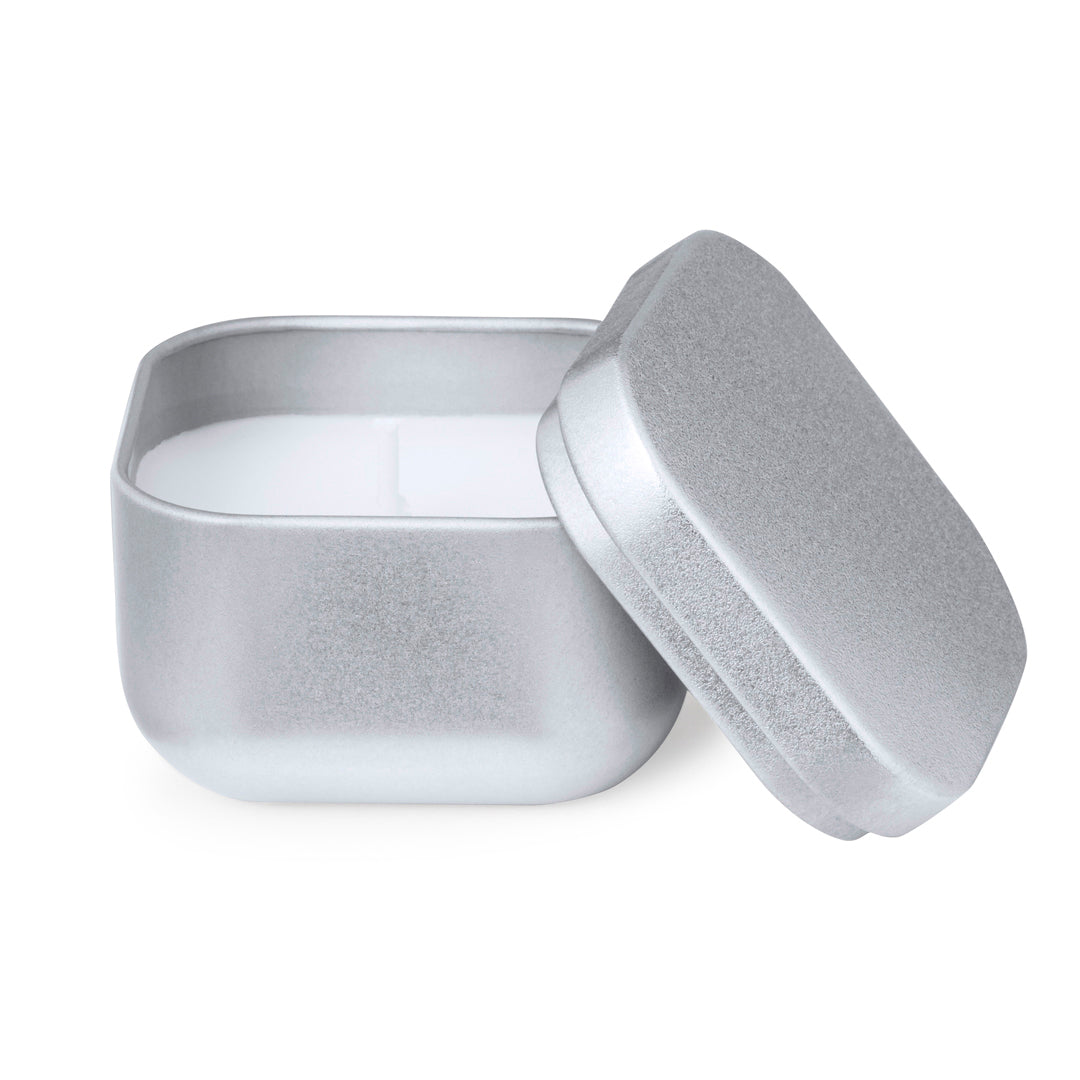 Vela Aromática en Tarro de Metal – Colores Elegantes