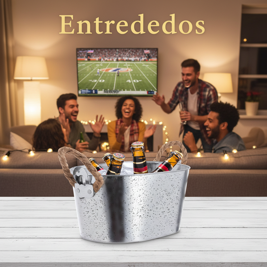 Cubo de Metal para Cervezas Personalizado