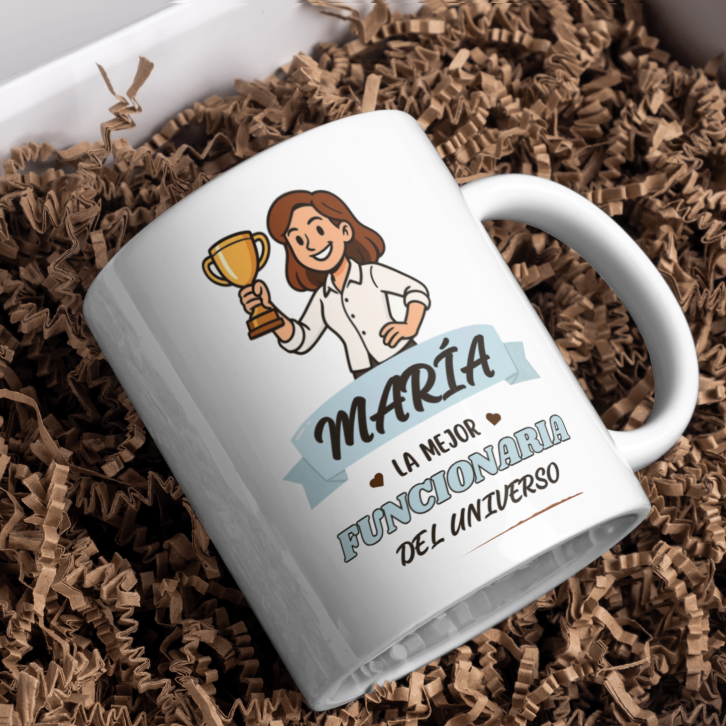 Taza personalizada para la mejor funcionaria