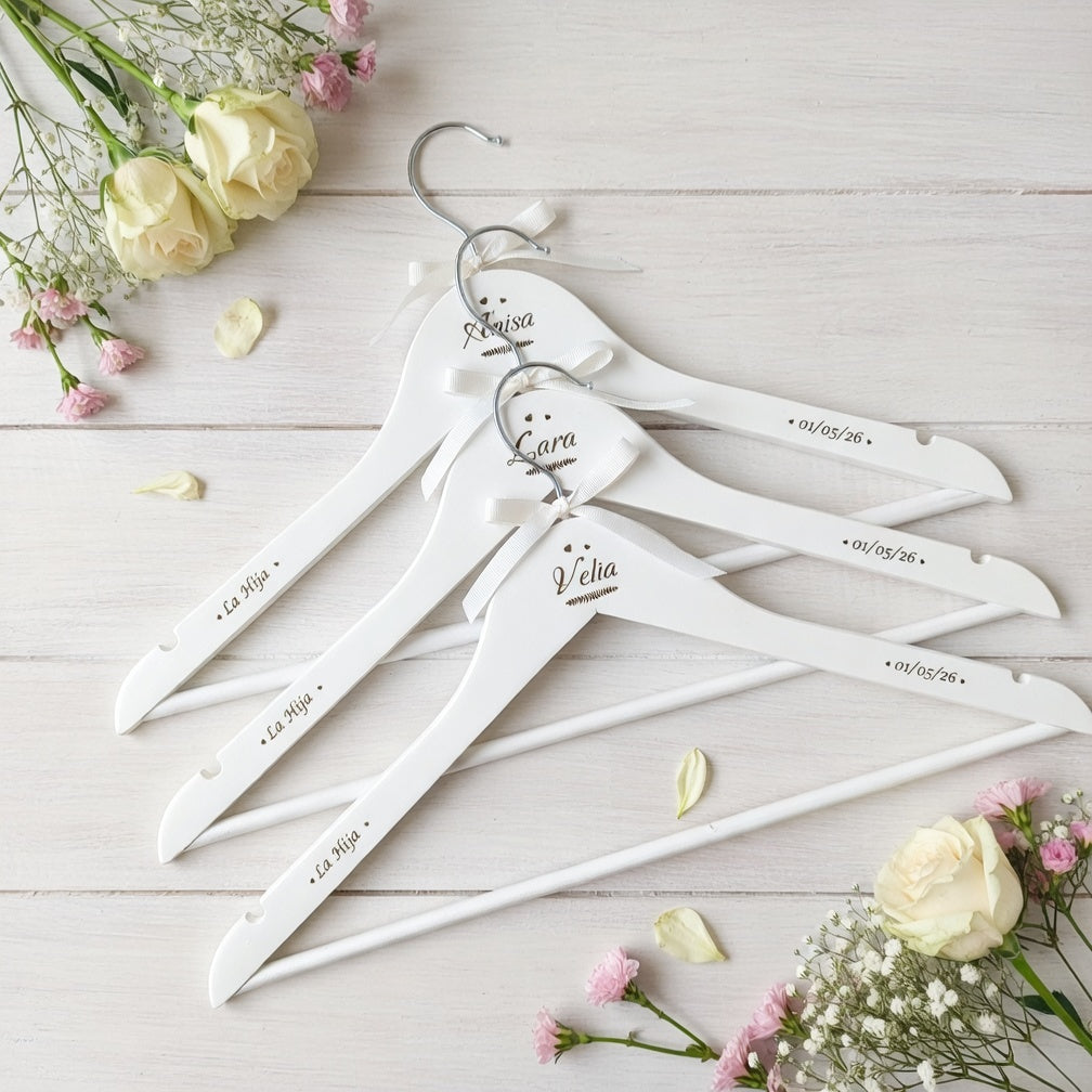 Perchas Personalizadas: El Regalo Perfecto Blanca