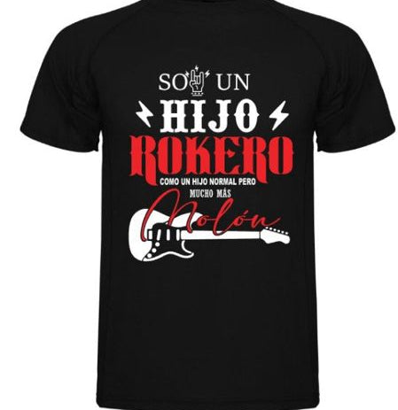 Camiseta Padre e Hijo Personalizada – Diseño Rockero
