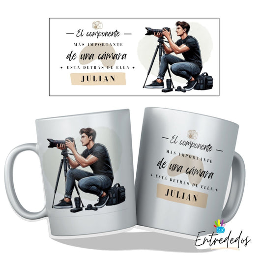 Taza personalizada para videógrafo