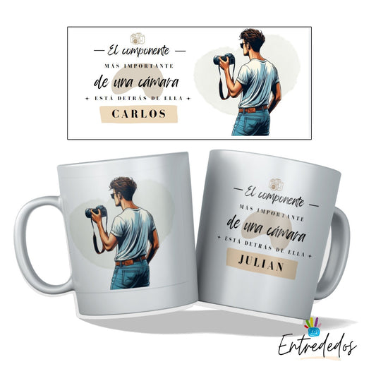 Taza personalizada para fotógrafo