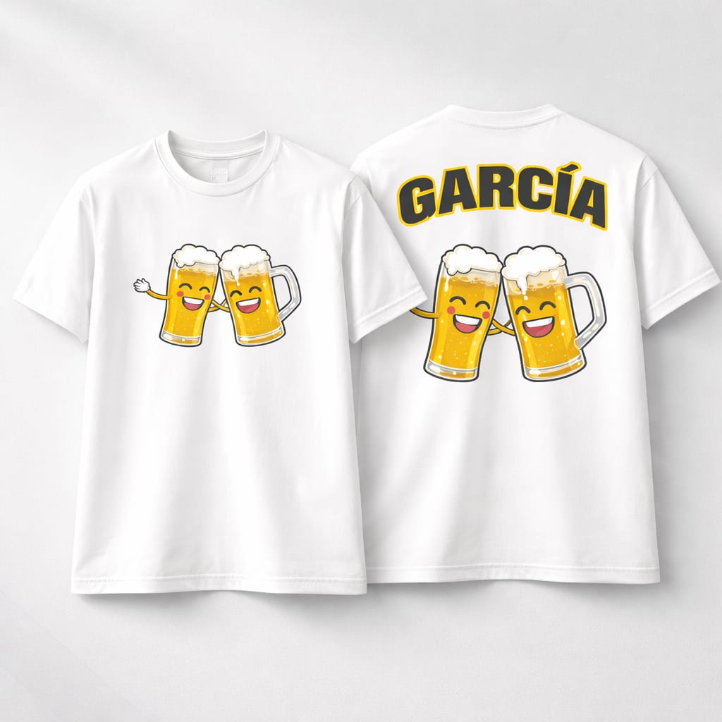 Camisetas de algodón personalizadas "A TODO COLOR"