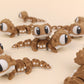 Acuario con 3 dragón flexibles 3d – diseño decorativo y coleccionable