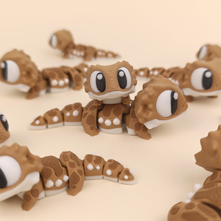 Acuario con 3 dragón flexibles 3d – diseño decorativo y coleccionable