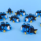 Acuario con 3 peces flexibles 3d – diseño decorativo y coleccionable