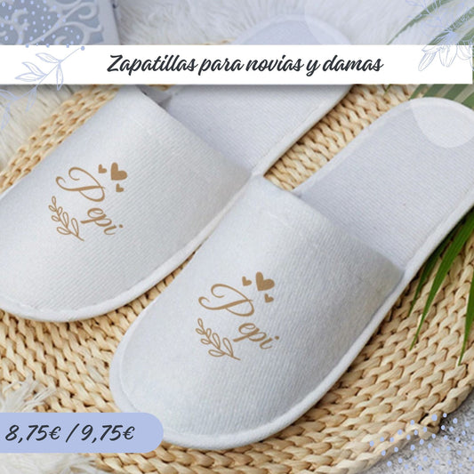 Zapatillas personalizadas para damas de honor y novias