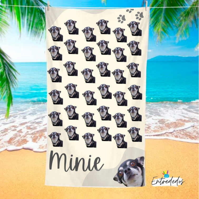 Toallas personalizadas a Full Print con la foto de tu mascota