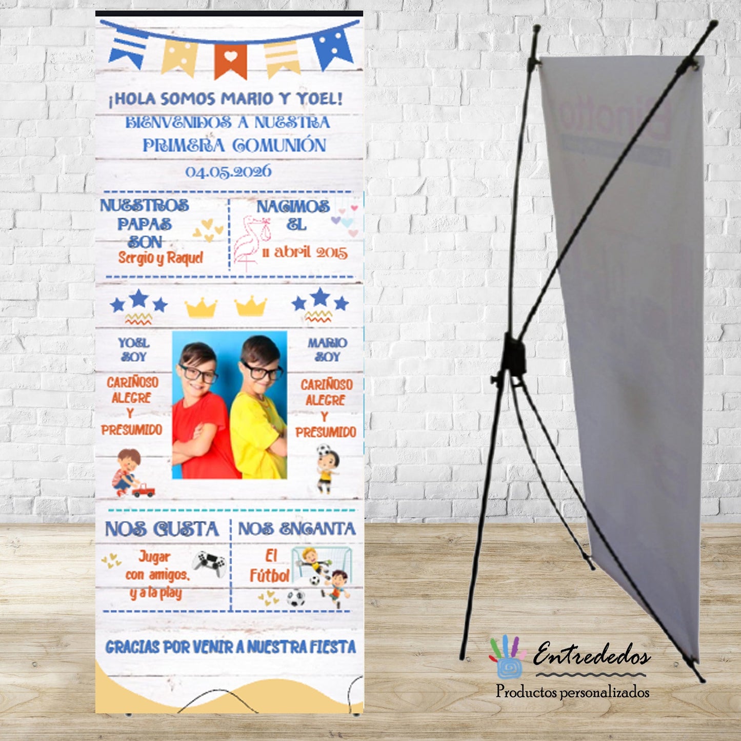 Banner Personalizado para Gemelos | Banner Historia