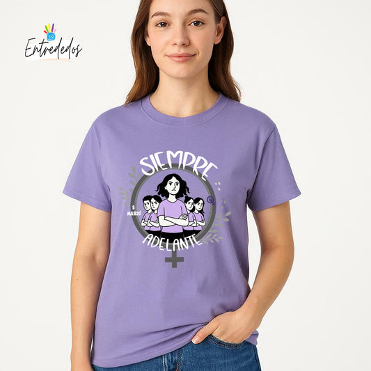 Camiseta Mujer – Siempre adelante I 8M 2026 💪