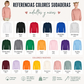 sudadera personalizada familiar con nombres y fechas – adultos y niños