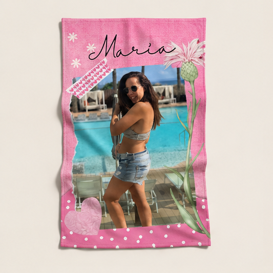 Toallas personalizadas para mujer | Regalo original y único