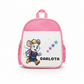 Mochila Escolar Rosa Personalizada - Mikka Mágica