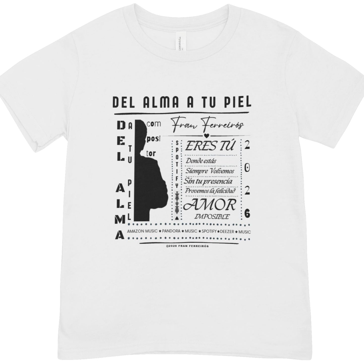 Camiseta Fran Ferreirós – Del Alma a tu Piel