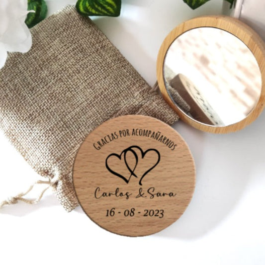 Espejo de madera personalizados