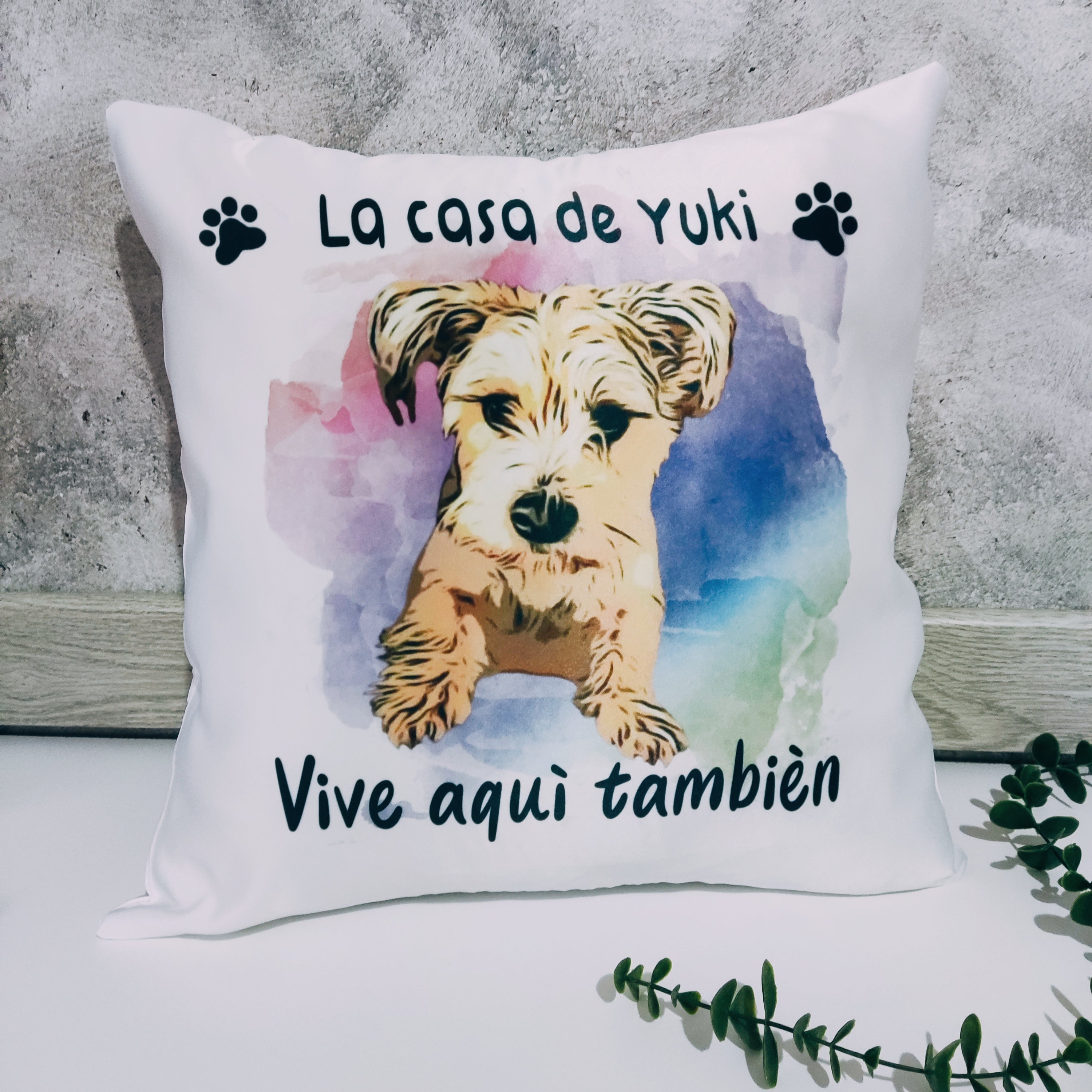 Cojin perro online personalizado