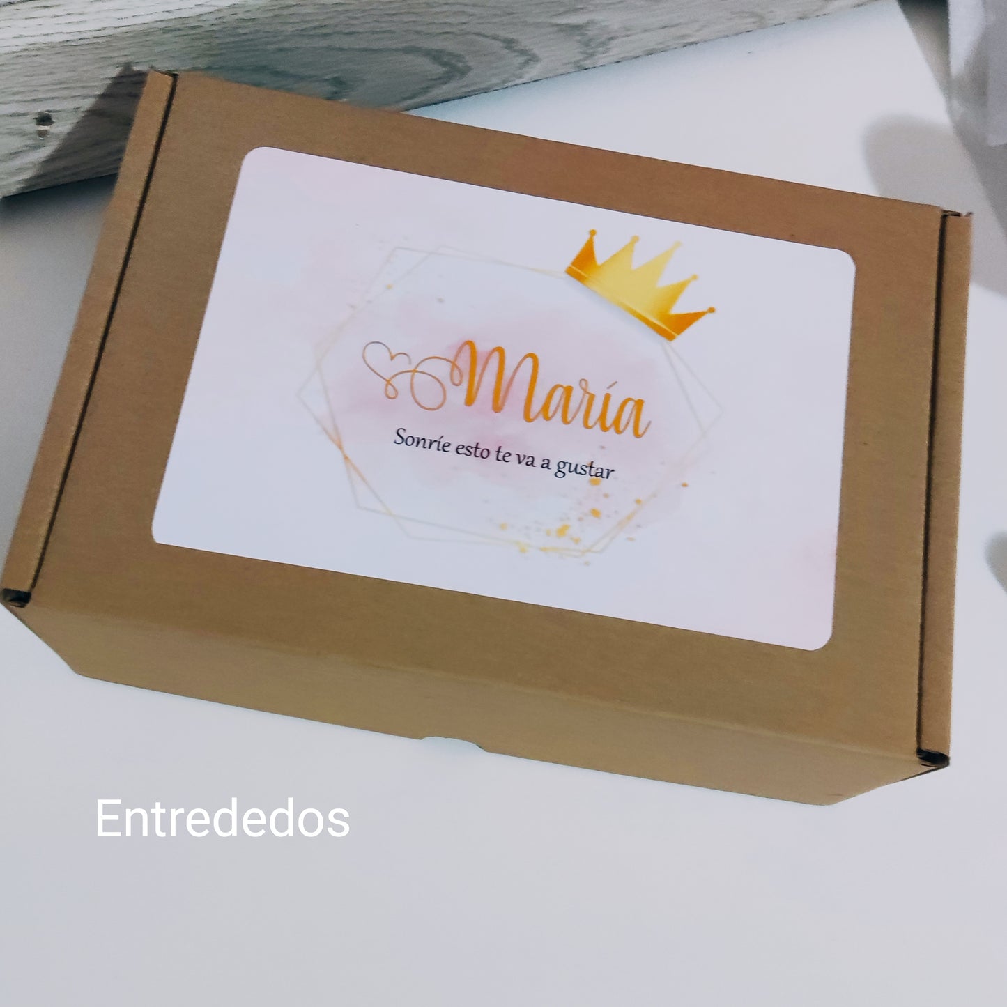 Kit regalo personalizado diseño corona