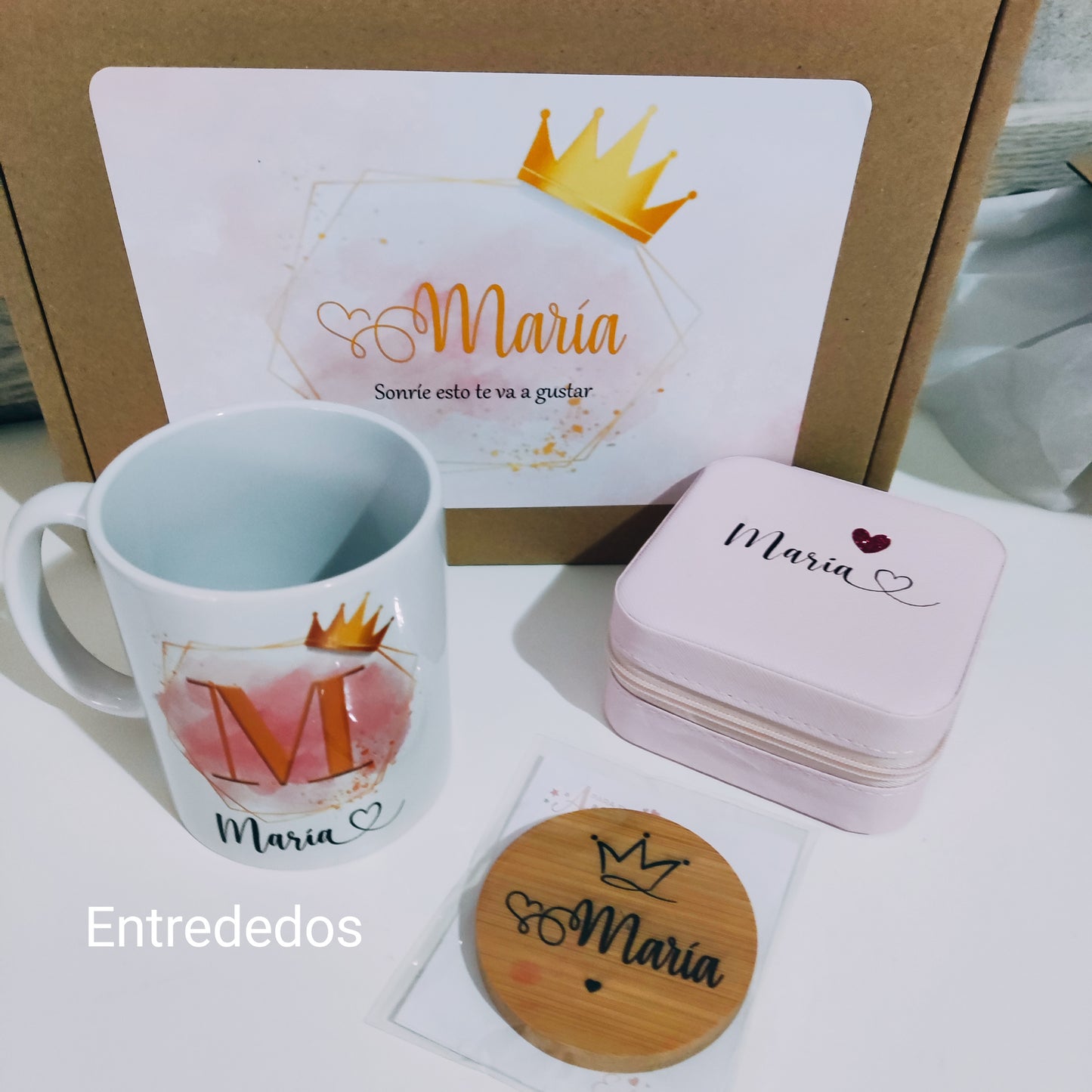 Kit regalo personalizado diseño corona