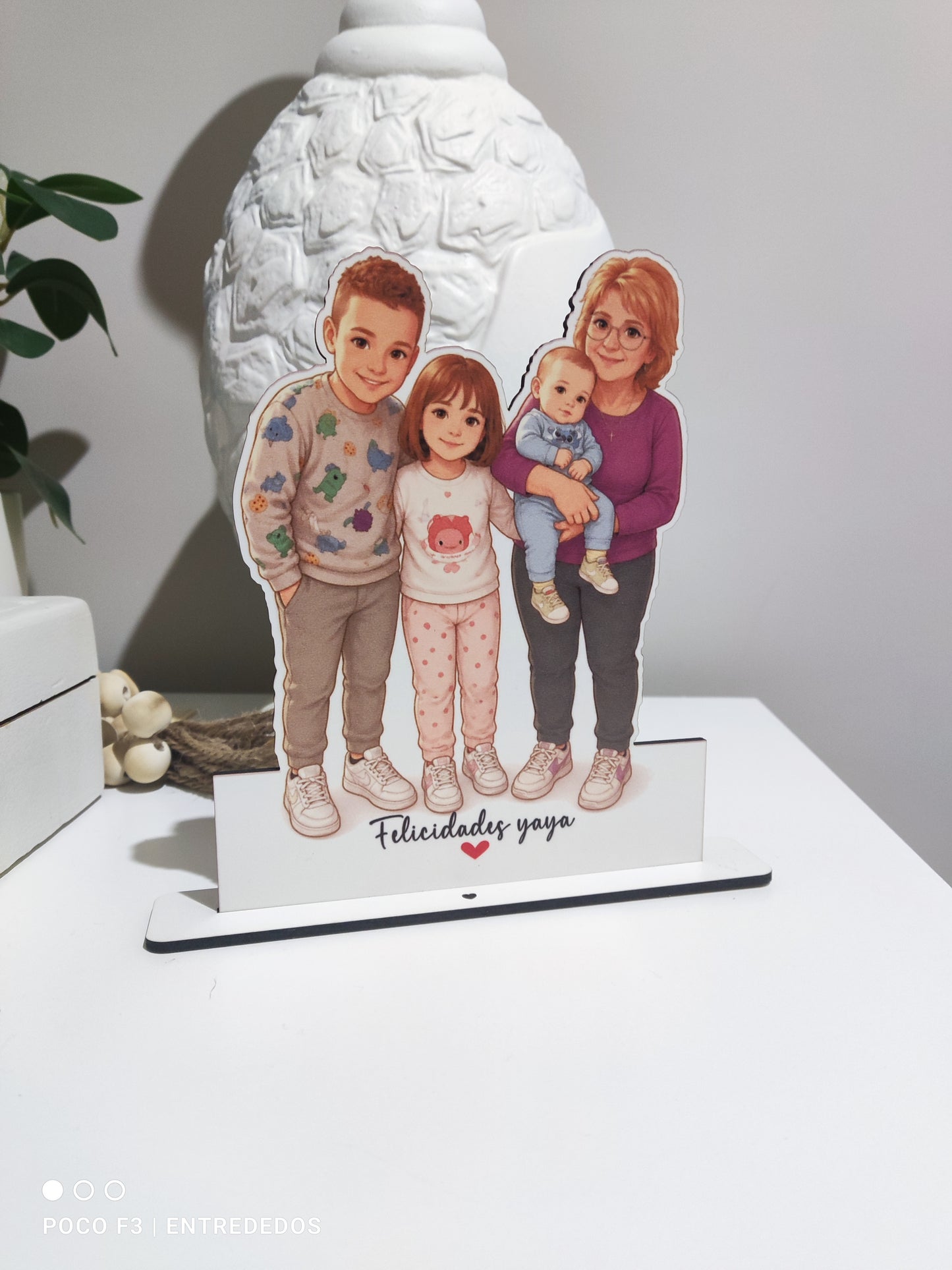 Lámina de Madera Personalizada con Silueta de Tu Fotografía