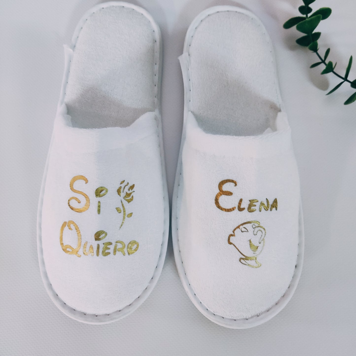Zapatillas personalizadas para damas de honor y novias