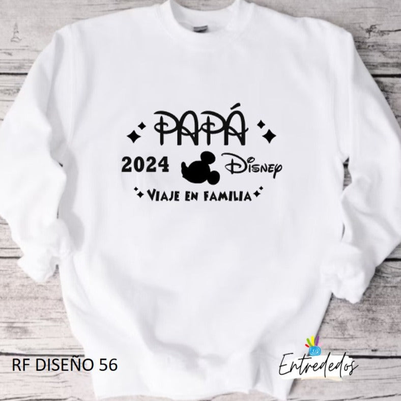 Sudaderas para familias DISNEY WARNER PORTAVENTURA personalizadas