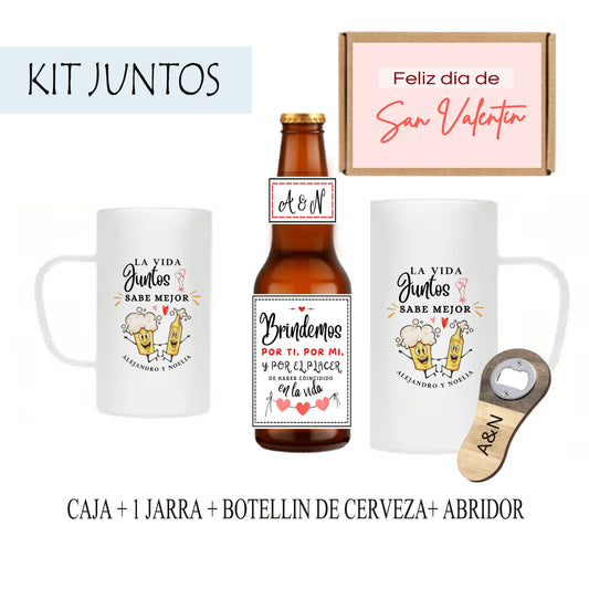 Kit cerveza San Valentín para ELLA o para EL