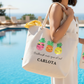 Set de Bolsa de playa personalizada y Abanico - Original