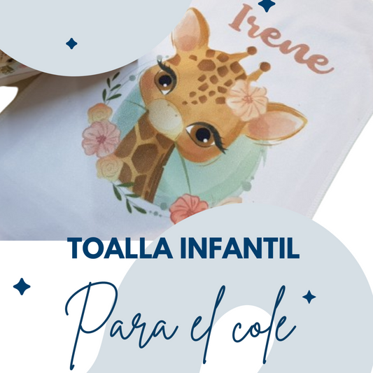 Toalla infantil  para el cole