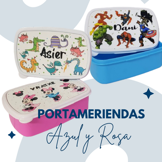 Porta merienda Infantil escolar personalizado
