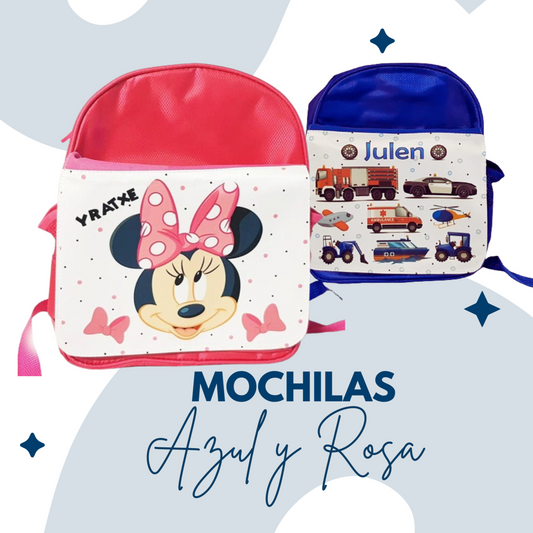 Mochila Infantil escolar personalizada