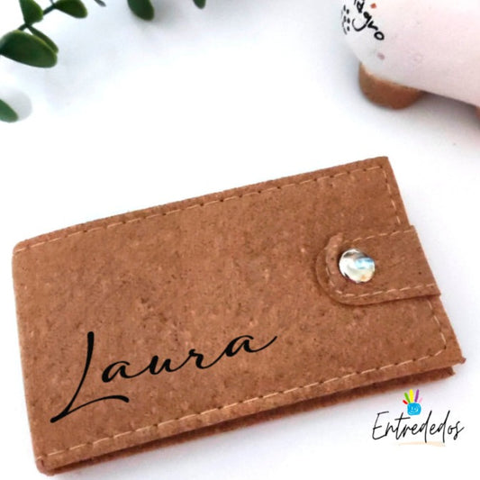 Manicura de corcho personalizado con nombre