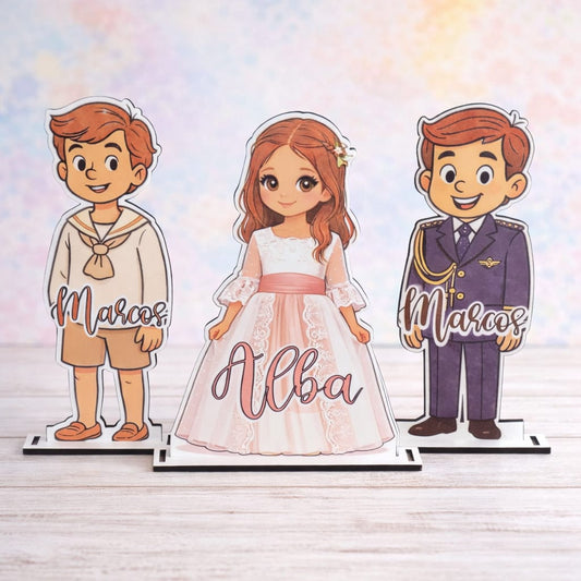 Toppers para tarta personalizado con la foto de tu hijo