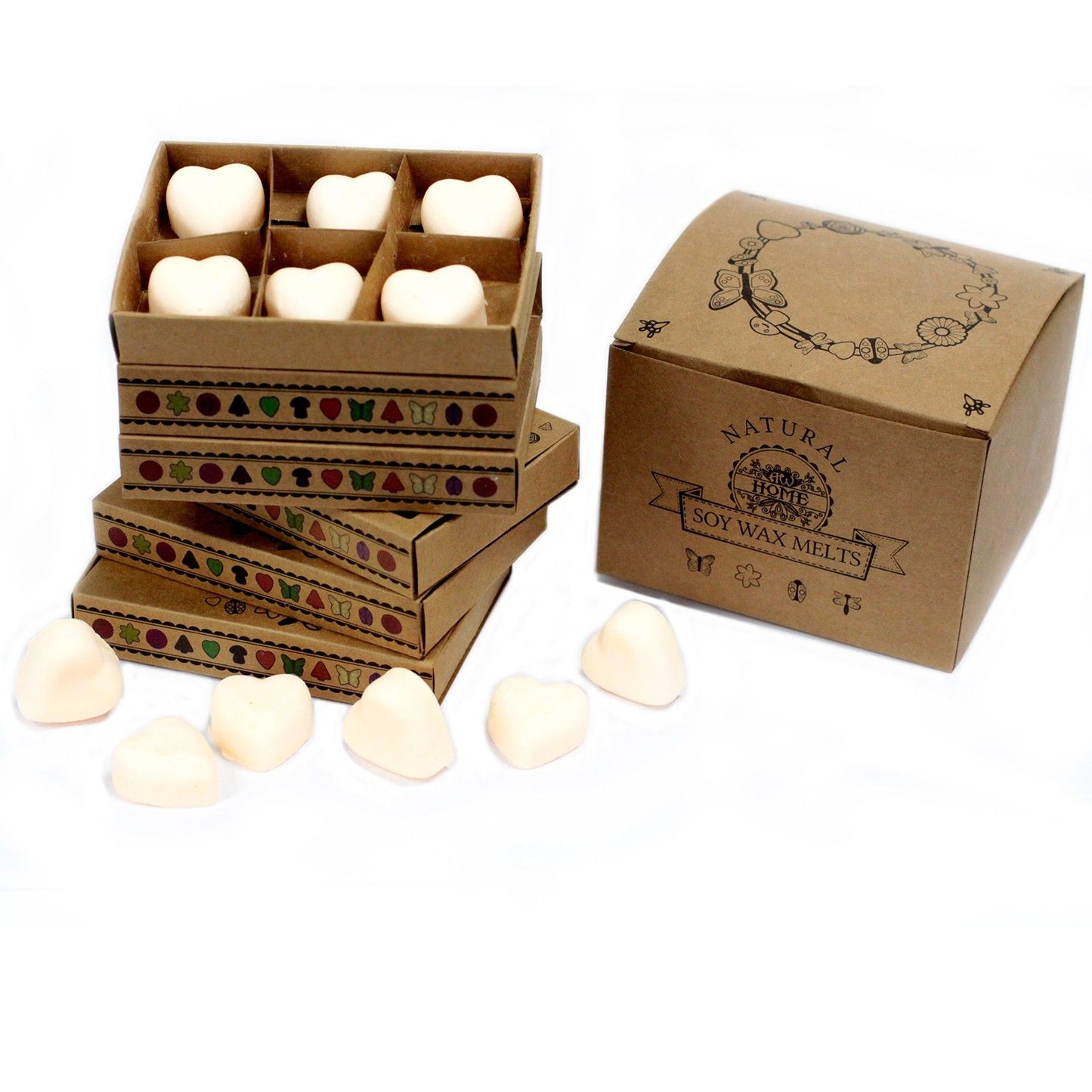 Caja de 6 ceras de Soja - Mantequilla De Brandy
