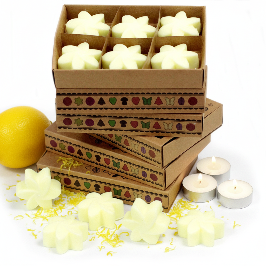 Caja de 6 ceras de Soja - Limón