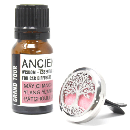 10ml Aceite Esencial para difusor de coche- Viaje Largo